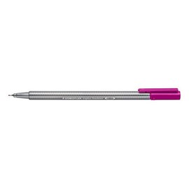STAEDTLER triplus 334 0.3 mm Fine Liner Superfine Point Pen, Red Violet, Pack of 10