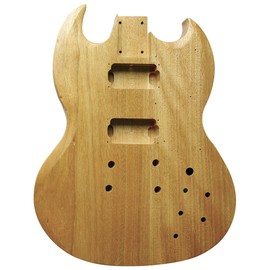 Electric Guitar Kit SG Style Beginner Kits 6 String Right Handed with Mahogany Body Mahogany Neck Rosewood Fingerboard Chrome Hardware Build Your Own Guitar.