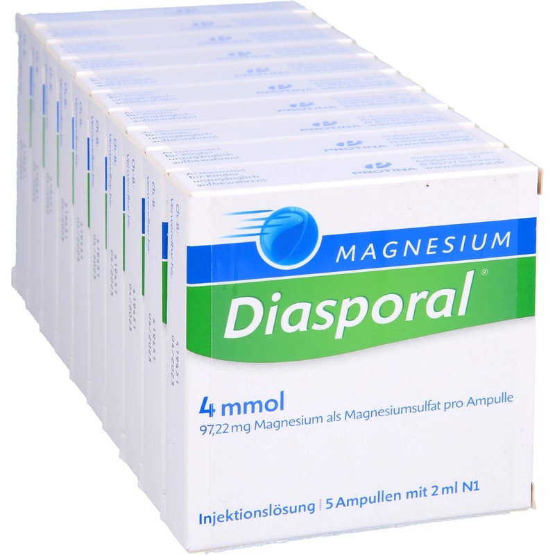 MAGNESIUM DIASPORAL 4 mmol ampoules 50 x 2 ml