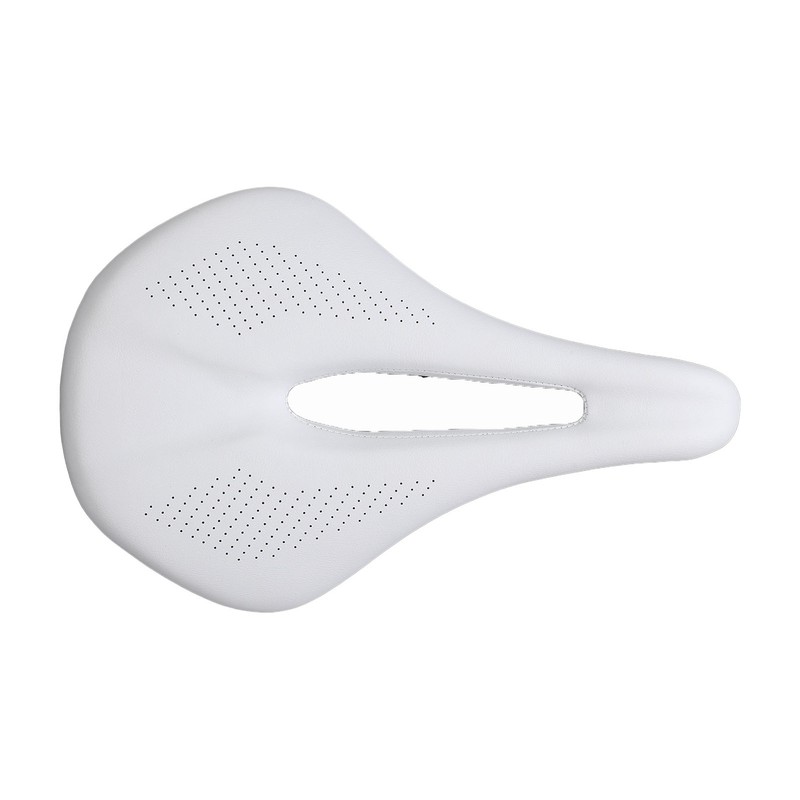 155mm Widen Carbon Fiber Leather Bicycle Saddle Cushion Hollow Cycling