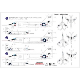 AZ Model AZM7681 1/72 US Air Force Bell X-2 Starbuster 6675 Plastic Model