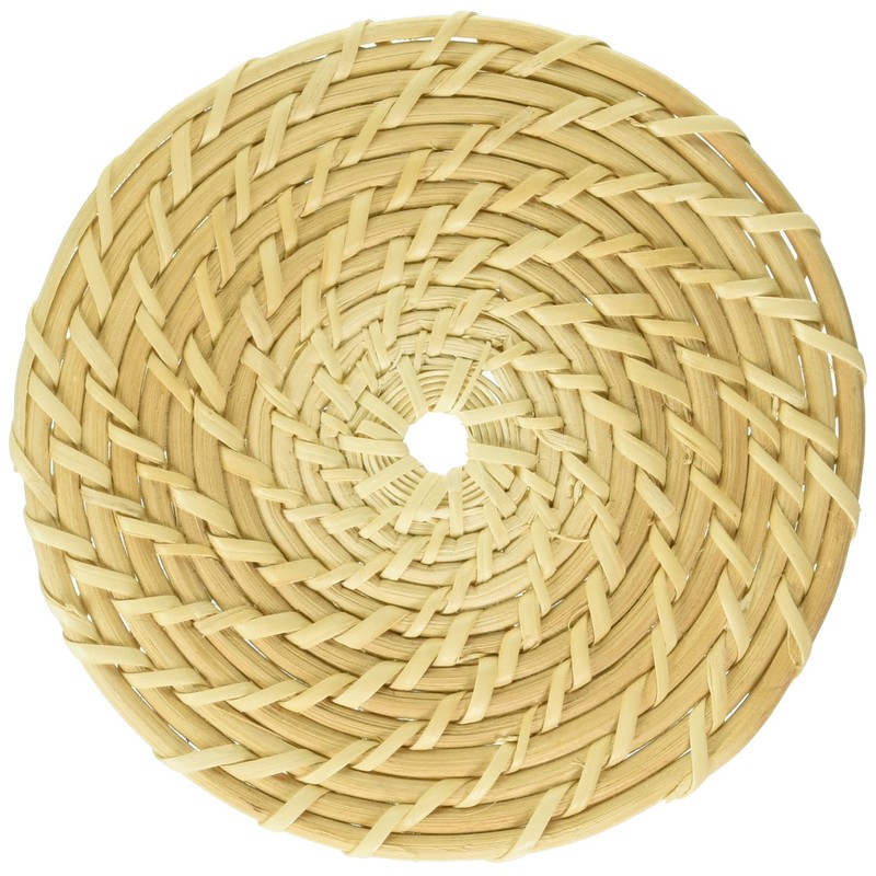 Manyo Round Rattan Trivet, Small