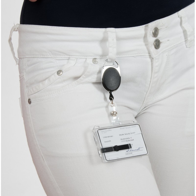Karteo ID card holder with ID card yo-yo black [1