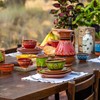 Cactus Canyon Ceramics Salsa Bowls - Spanish Terracotta Multicolor Decor