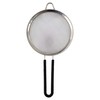 Graduated Stainless Steel Mesh Strainer Set - Black - Set