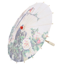 Oil Paper Umbrella Decorative Chinese Handmade Umbrella for Photography Costumes Cosplay Decoration Type 6