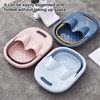 Foldable Foot Bath Basin with Massage Acupoint PP Silicone Foot