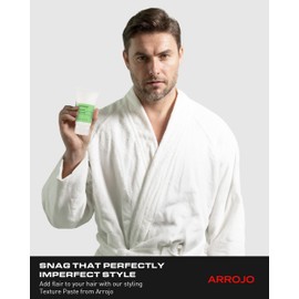 ARROJO Texture Hair Paste – Matte Finish Hair Styling Products – Mid-Hold Hair Paste for Men & Women – Molding Paste w/Vitamin B5 & Oat Proteins – Hair Products for Women & Men (1.7oz)