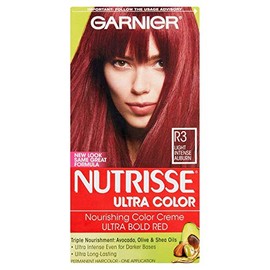 Garnier Nutrisse Ultra Color [R3] Light Intense Auburn 1 Each (Pack of 3)