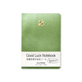 G.C.PRESS 751-00 Design Notebook, B6, 4 Leaf Clover, 7.2 x 5.0 inches (182 x 128 mm), 160 Pages, 0.2 inch (5 mm) Square