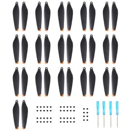 32pcs Propellers For DJI Mini 4 Pro/Mini 3 Pro Replacement Prop Blades Low Noise Accessories for DJI Mini 4 Pro/Mini 3 Pro Drone Accessories Exclusive Screws & Screwdrivers Orange Tips