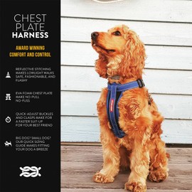 EzyDog Chest Plate Custom Fit Dog Harness