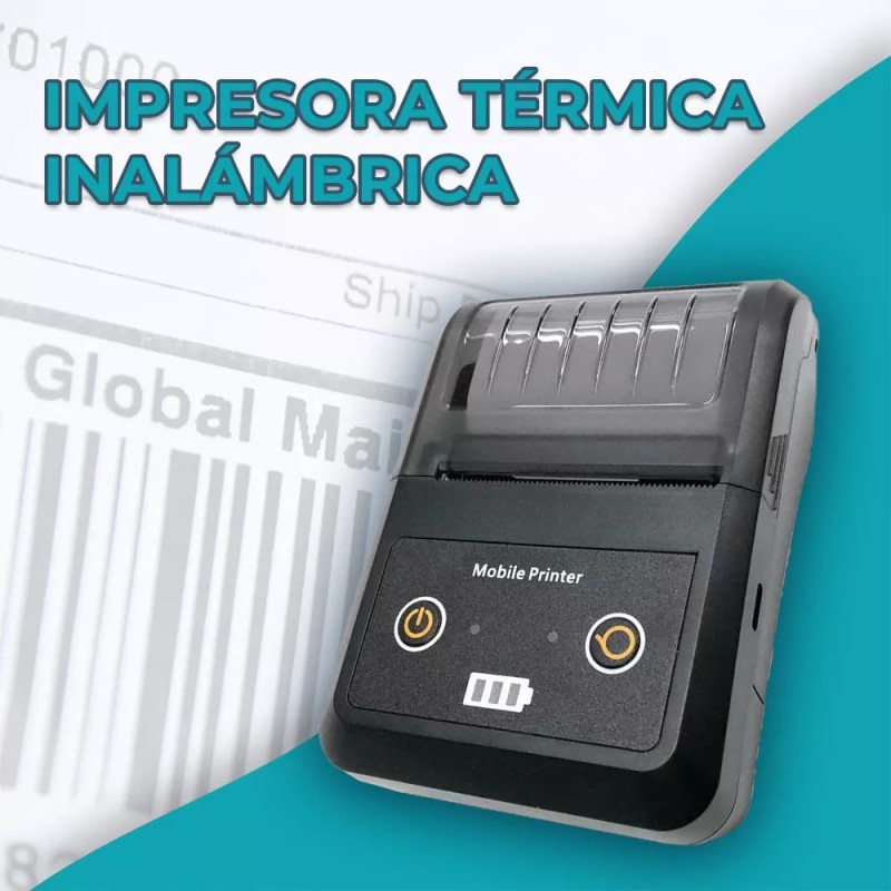 EGTMA Impresora Térmica Portátil De Recibos Bluetooth