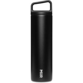 MiiR Wide Mouth Water Bottle - 20oz Insulated Water Bottle in Stainless Steel with Double Wall Vacuum Insulation, Leakproof Design, Keeps Drinks Hot or Cold