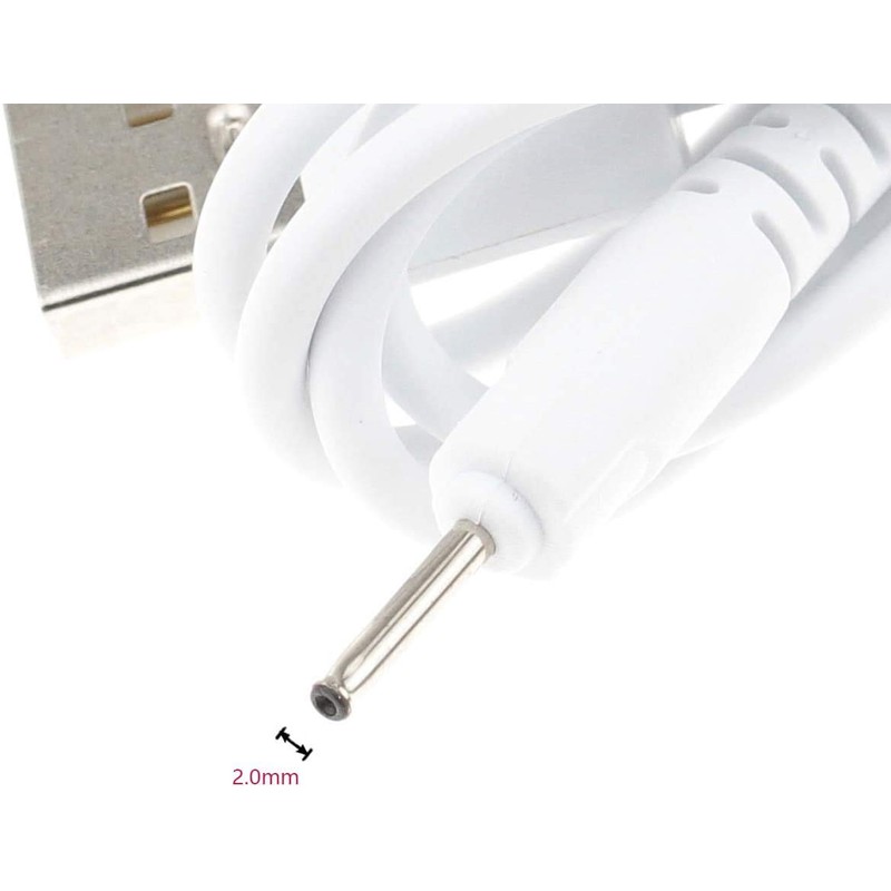 E ECSEM Replacement 2.0mm USB DC Charging Cable USB Adapter