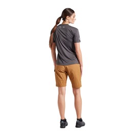 TRUEWERK Women’s Workwear Shorts - T1 WerkShorts - Relaxed Fit, Lightweight, Moisture Wicking, Shorts with 4-Way Stretch Sand