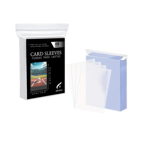 Fundas para Cartas MTG y TCG, 100 Unidades, Protectores Transparentes