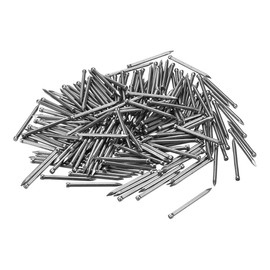 sourcing map Finishing Nails Hand-Drive Hardware Carbon Steel Nail 30mm 1.2-inches 200pcs