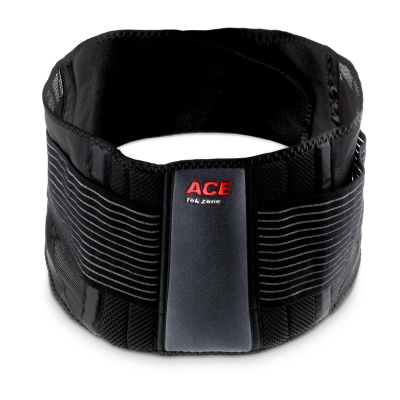 ACE Back Brace, Doctor Developed, Adjustable, Black