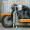 8 Pcs Motorcycle Exhaust Pipe Springs, 2.28"/58 mm Stainless Steel