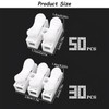 Leyrens Pack of 80 Lustre Terminals Pluggable, Quick Connector Wire