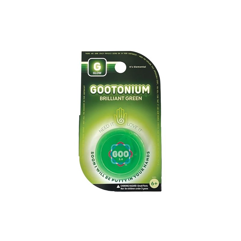 Gootonium: Glowing Green Putty