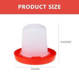 Zerodeko Chick Feeder and Waterer Kit: Automatic Chicken Feeder and Waterer Set Poultry Food Feeder Duck Water Feeder