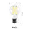 Oktaplex lighting Oktaplex 12er Set Glhlampe E27 LED warmwei? 2700K