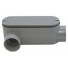 CANTEX Conduit Outlet Body, PVC, LR