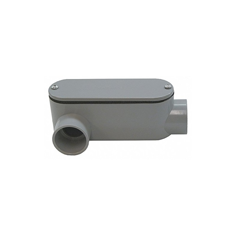 CANTEX Conduit Outlet Body, PVC, LR
