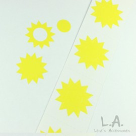 Sun Shine Tanning Stickers - Set of 50