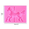 Molde de Caballo de Carrusel 3D, Moldes de Pastel de