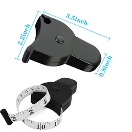 WANGR 2 Pieces Body Measuring Tape,Retractable Measuring Tape 60inch/150CM Lock Pin & Push Button Retract Measuring Tapes for Measuringand Sewing Tailor