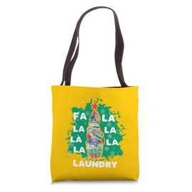 Funny Christmas Tee Falala lala Laundry Cute Christmas Tree Tote Bag