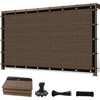 Sunocity 10'X 16' 90% Sun Shade Cloth Outdoor Patio Mocha