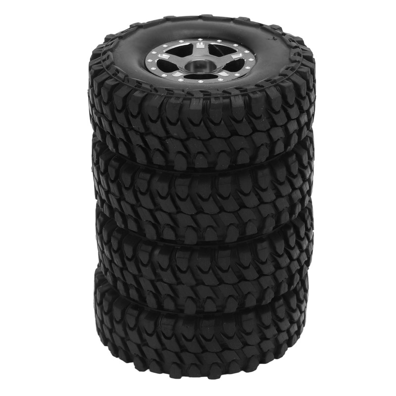 RC Car Rubber Tires Metal Tyre Wheel Full Series Universal
