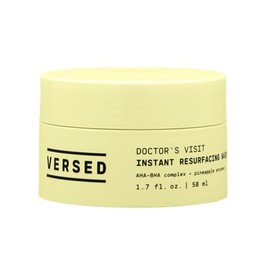 Versed Doctor's Visit - Mascarilla facial de rejuvenecimiento instantáneo – AHA, BHA y enzimas exfoliante ayuda a reducir la hiperpigmentación – Suaviza e hidrata la piel con vitamina C – Vegana (1.7 onzas)