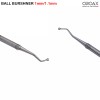 OROAX Dental Ball Burnishers Amalgam Composite Plastic Cavity Filling Instruments