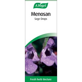 A.Vogel Menosan Sage Drops | Extracts of Organically Grown Fresh Sage | Herbal Food Supplement | Suitable for Vegans | 100ml