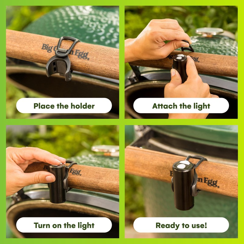 StarBright Grill Light Rechargeable LED Grill Light for Big Green