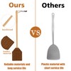 Heavy Duty Leather Fly Swatter, Long Handle Fly Swatter with