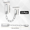 M METERXITY 2-Pack Door Chain Lock, Premium Security Door Chain