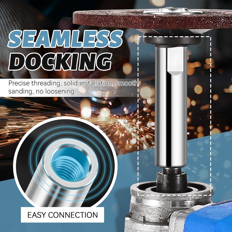 6Pcs Angle Grinder Extension Rod Set, Angle Grinder Extension Shaft