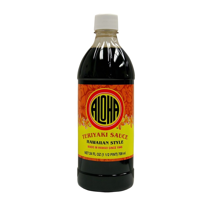 Aloha TERIYAKI SAUCE Hawaiian Style (24 oz Bottle)