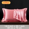 Mulberry Silk Pillowcase 2PCS, Pure Natural Silk Pillowcases for Hair