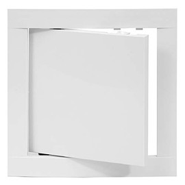 150x150mm / 6x6 inch ABS Plastic Access Panel - White Inspection Hatch for Drywall - Revision Door for Plumbing, Electricity, Building