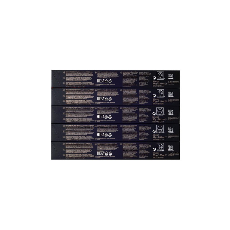 Nespresso OriginalLine: Variety Strong Coffee Mix, 50 Capsules