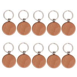 10 Uds Llavero De Madera En Blanco, Etiquetas Para Llaves, Llaveros Personalizados, Llaveros En Blanco, Bolsa De Ropa Diy, Decoración (16 * 7 * 4cm-4cm)