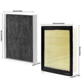 BX-Good Cabin Engine Air Filter for Ford Expedition 3.5L V6 2025 2024 2023 2022 2021 2020 2019 2018