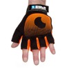 BYTE ADULTS LEFT HAND KNUCKLE GLOVE ORANGE/BLACK (LARGE)